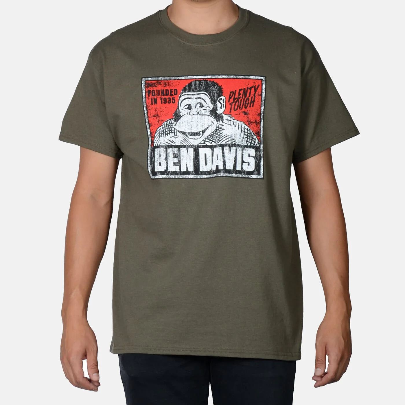 Vintage Logo T-Shirt - Olive